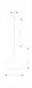 Подвесной светильник Eline V1296-1P - фото схема (миниатюра)