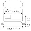 Точечный светильник Horn 113110 - фото схема (миниатюра)