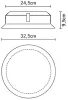 Настенно-потолочный светильник LUNA D58 G02 00 - фото схема (миниатюра)