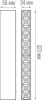 Трековый светильник Eye DL18781WW24BM - фото схема (миниатюра)