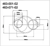 Настенный светильник  463-001-02 - фото схема (миниатюра)