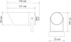 Архитектурная подсветка Alpha DL20571R1DG - фото схема (миниатюра)