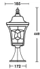 Наземный фонарь VENECIA 2S 91804S Bl - фото схема (миниатюра)