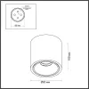 Точечный светильник Redo 6620/10CL - фото схема (миниатюра)