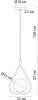 Подвесной светильник Matisse A7764SP-1AB - фото схема (миниатюра)