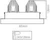 Рамка для светильника  930096 - фото схема (миниатюра)