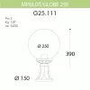 Наземный фонарь Globe 250 G25.111.000.BZE27 - фото схема (миниатюра)