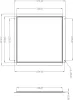 Рамка для светильника Frame for plaster 930230 - фото схема (миниатюра)