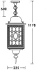 Уличный светильник подвесной  64805L R cover - фото схема (миниатюра)