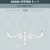 Консоль Adam 000.000.M21.A0 - фото схема (миниатюра)