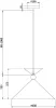 Подвесной светильник Moth FR5392PL-01GR1 - фото схема (миниатюра)