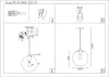 Подвесной светильник Noor SL1056.223.01 - фото схема (миниатюра)
