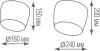 Подвесной светильник 111013-14 S111013/1B white - фото схема (миниатюра)