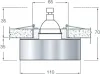 Точечный светильник DL134 DL134CH/White - фото схема (миниатюра)